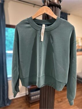 Lululemon softsteam Crewneck Sweatshirt in Teal Green